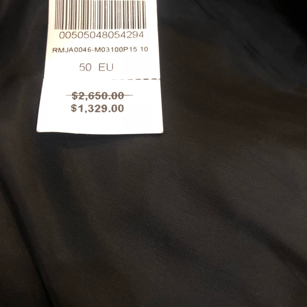 J.Lindeberg TUX WOOL TUXEDO BLK BLAZER SIZE 46/36 - Picture 8 of 8